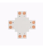 Conector PCB X de 10mm pentru benzi LED de 1 culoare SMD5050 5630, Oem