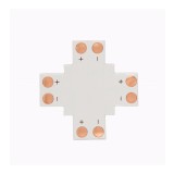 Conector PCB X de 10mm pentru benzi LED de 1 culoare SMD5050 5630