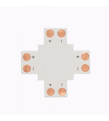 Conector PCB X de 10mm pentru benzi LED de 1 culoare SMD5050 5630-Conținutul pachetului 1 Bucată foto