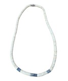 COLIER VINTAGE LUCRAT MANUAL DIN MĂRGELE HEISHI DIN SCOICI PUKA