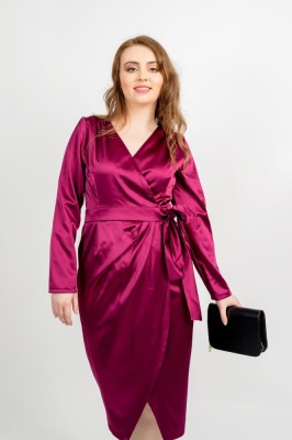 Rochie De Ocazie Maddy, Visiniu - S(36) foto