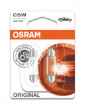 Cumpara ieftin Set Bec Halogen C5W Osram Original, 12V, 5W, 2 buc, OSRAM&reg;