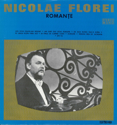 Nicolae Florei_Orchestra Victor Predescu - Romante (Vinyl) foto