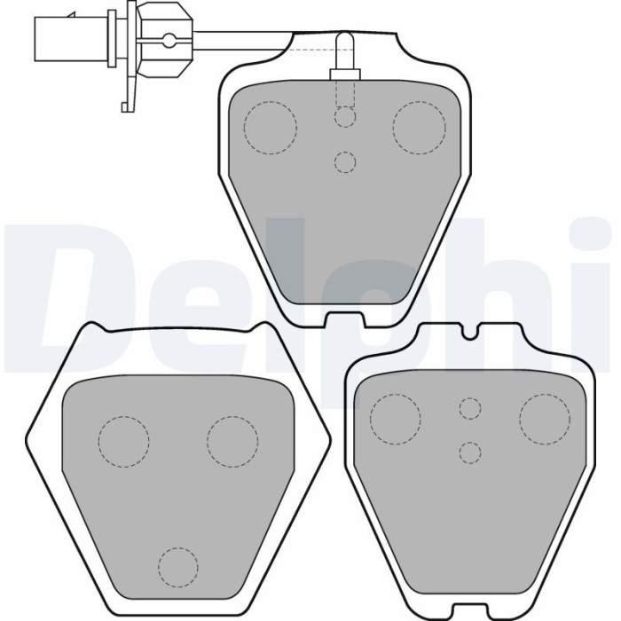 DELPHI LP1703 set placute frana,frana disc