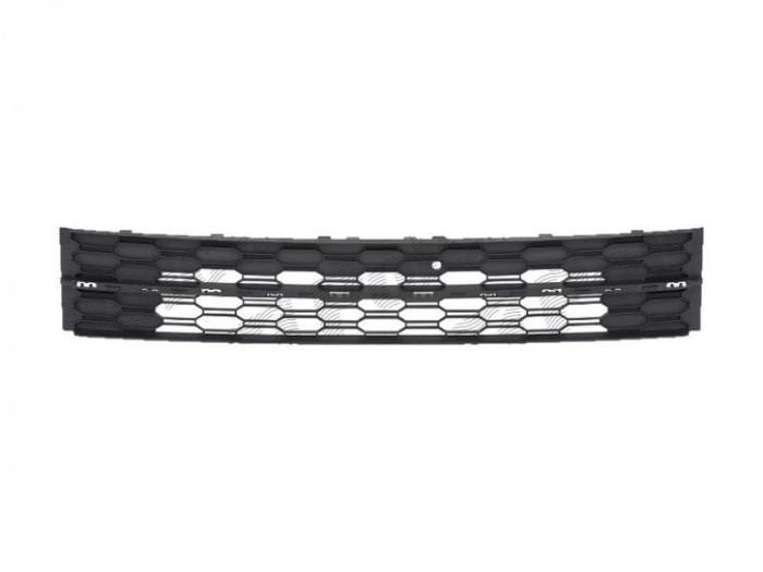 Grila bara Skoda Octavia 3 (5e), 03.2017-09.2020, fata, central, crom/negru