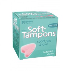 Tampoane Igienice Femei Joydivision "Normal Soft Tampons" - 3 Bucati - Roz##