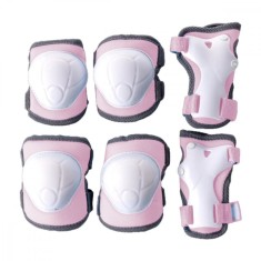 Set 6 protectii sport, 3-5 ani, Yvolution, Pink