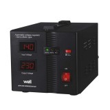 Stabilizator tensiune Well Secure 1000VA 600W, servomotor, 230V, IP20, reconditionat (AVR-SRV-SECURE1000-WL)