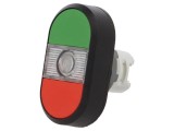 Comutator dublu roșu/verde 22mm IP66
