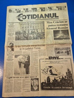 ziarul cotidianul 23 decembrie 1992 foto