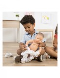 Pijama bej pentru pentru papusa bebelus 40 cm, MINILAND