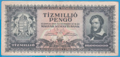 (3) BANCNOTA UNGARIA - 10 MILIOANE PENGO 1945 (16 NOIEMBRIE 1945) foto