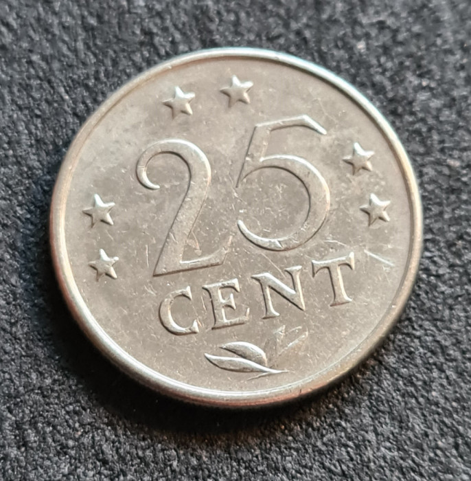 Antilele Olandeze 25 cent centi 1971