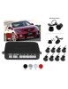 Senzori parcare fata spate cu camera video fata si camera video marsarier fara display S600-8 Negru
