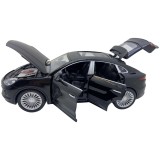 Macheta replica Porsche Cayenne S negru deschide 4 usi, portbagaj si capota, lumini si sunete