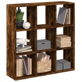 VidaXL Bibliotecă/separator cameră stejar fumuriu 102x29x103,5 cm lemn