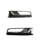 Set Grila Bara Fata VW Passat B7, 11.2010-2015, cu locas de proiectoare, cu o insertie crom