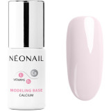 NEONAIL Modeling Base Calcium baza gel pentru unghii cu calciu culoare Basic Pink 7,2 ml