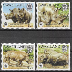 Swaziland 1987 - Fauna WWF, animale, serie neuzata