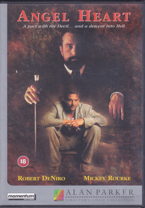 DVD: Angel Heart ( original, cu Robert de Niro si Mickey Rourke, sub. engleza )