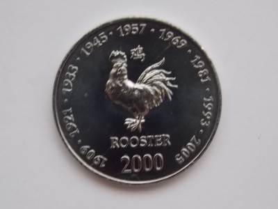 10 SHILLINGS 2000 SOMALIA-COCOS foto