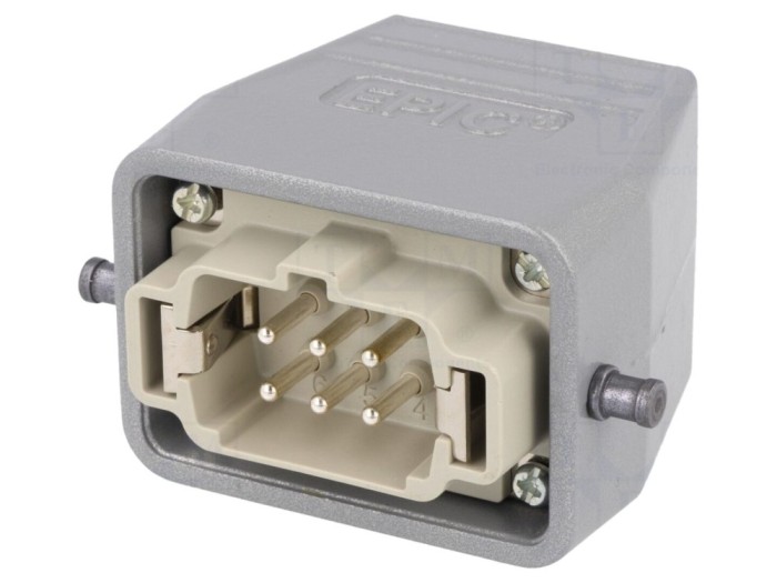 Conector HDC tată 6 pini M20
