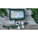 Cumpara ieftin Tavita Mot/Turta, Buretata din Catifea cu 6 Piese - Verde - TPT523