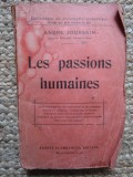 LES PASSIONS HUMAINES- BIBLIOTHEQUE DE PHILOSOPHIE SCIENTIFIQUE - ANDRE JOUSSAIN