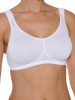 Sutien Sport Dama Dorina Flex Alb 95C, Bustiera Fara Cusaturi, Bretele Ajustabile - Outlet