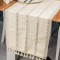 Napron din bumbac 100% Valentini Bianco, dimensiune 35x145cm, Rustic In