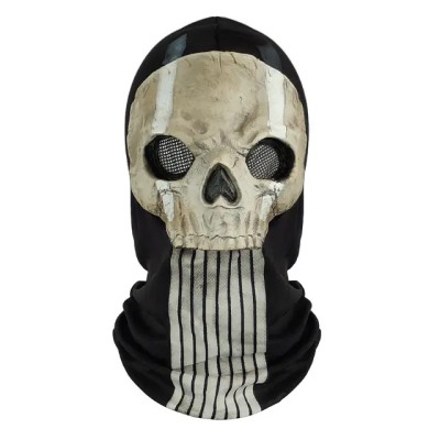 Masca craniu personaj Call of Duty, ideala pentru festivalul de Halloween, bal mascat, Anul Nou foto