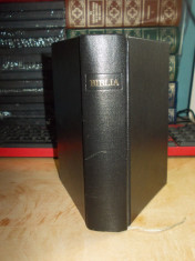 BIBLIA SAU SFANTA SCRIPTURA * CU TRIMETERI , SOCIETATEA BIBLICA , 1991 foto