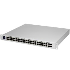 Ubiquiti Layer 3 switch with (48) GbE RJ45 ports and (4) 10G SFP+ ports. &amp;quot;USW-PRO-48-EU&amp;quot; (timbru verde 2 lei) foto