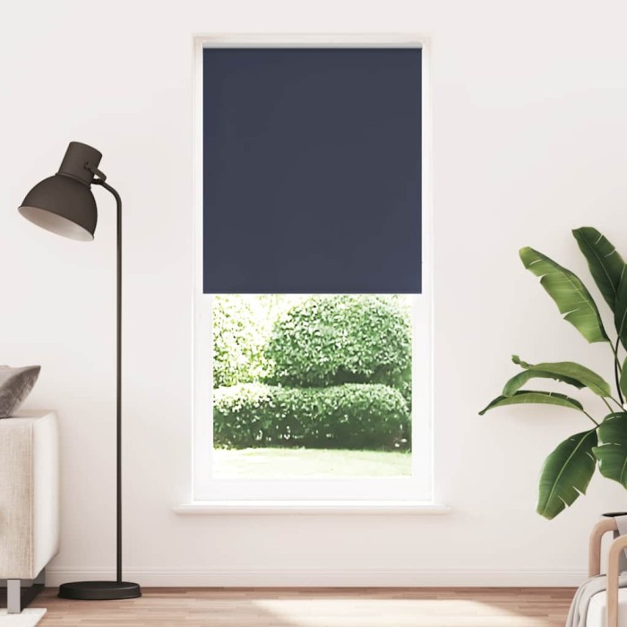Jaluzea rulabilă opacă, 80 x 230 cm, bleumarin