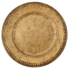 Platou plastic Antique Gold 33 cm