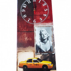 Ceas de perete, Marilyn Monroe, Canvas, 55 cm, JFZ2744