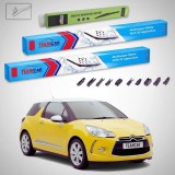 Cumpara ieftin Ștergătoare Citro&euml;n DS3 A55 Hatchback 2010-2015 | Set Față+Spate Flat Premium &ndash; TeamCar&reg;