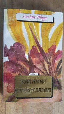 Tristete metafizica- Lucian Blaga foto