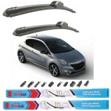 Cumpara ieftin Ștergătoare Peugeot 208 I 3 usi (A9, 2012&ndash;2019) &ndash; Set față