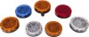 Girofar LED Auto Baquda 1P 40, 12/24V, E9 R65, Fixare DIN, Magnetică, Fixă, Albastru/Portocaliu/Roșu/Transparent