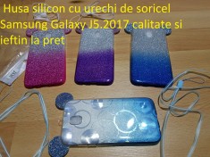 Husa silicon cu urechi de soricel Samsung J5.2017 calitate si ieftin la pret foto