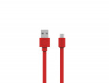 Cablu USB 2.0 A tata - micro USB, 1.5m, rosu, Allocacoc