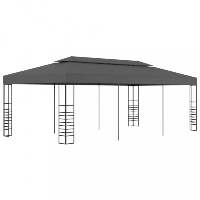 vidaXL Pavilion marchiză, antracit, 3 x 6 m
