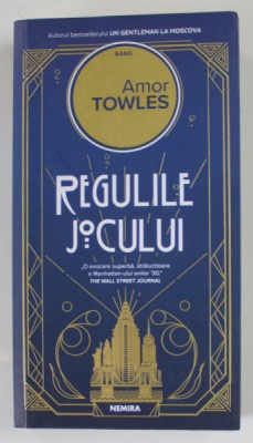 REGULILE JOCULUI de AMOR TOWLES , 2022 foto