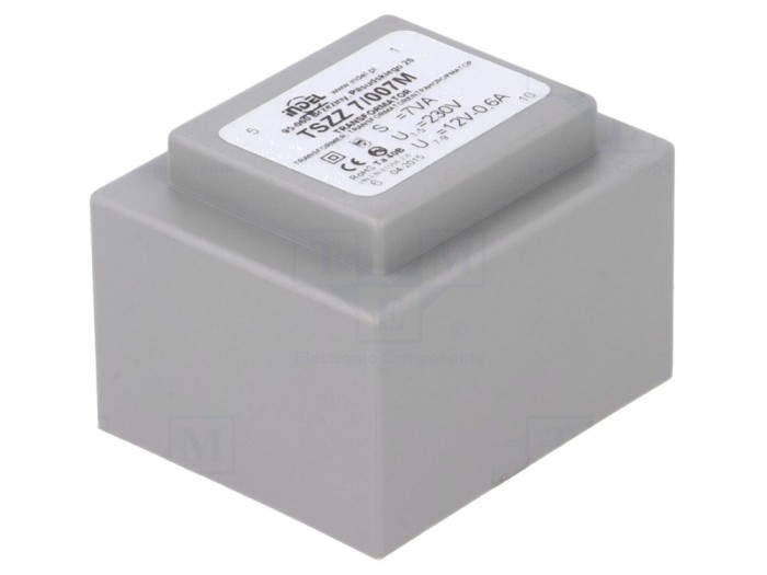 Transformator &icirc;ncapsulat 7VA 230V-12V
