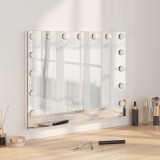 vidaXL Oglindă LED pentru Vanity Alb 58 x 10 x 47 cm Sticlă și Oțel 42020527