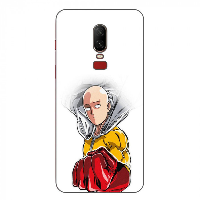 Husa compatibila cu OnePlus 6 Silicon Gel Tpu Model One Punch Man Saitama