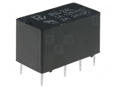 Releu electromagnetic DPDT 48VDC, 2A foto