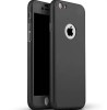 Husa pentru Apple iPhone 7 Black acoperire completa 360 grade cu folie de sticla gratis, MyStyle