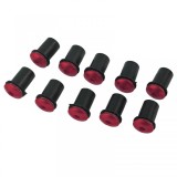 Set de suruburi pentru parbriz de motocicleta, spaci de carenaj, suruburi din aluminiu M5 rosu Performance AutoTuning